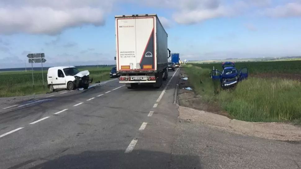 Foto Accident cu patru victime în județul Dolj