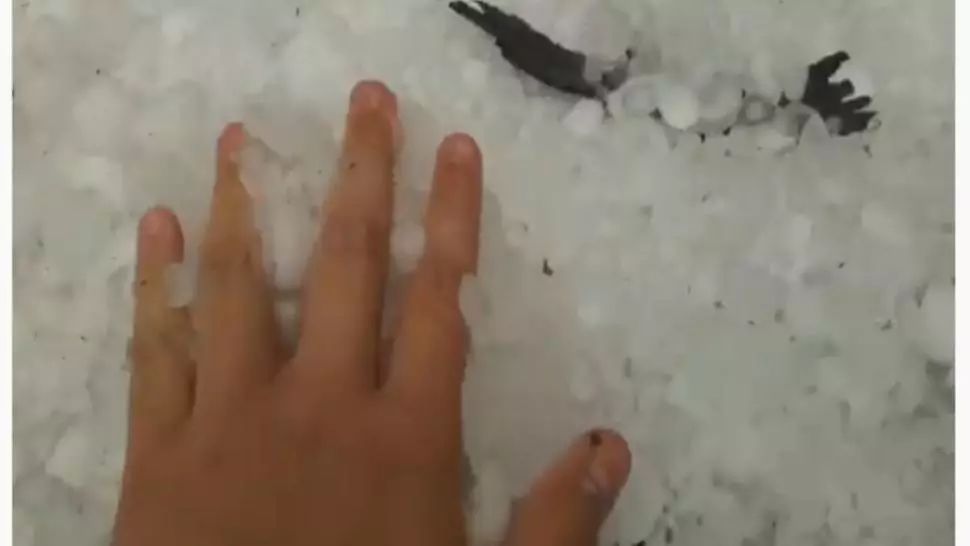 Prăpăd într-o comună din județul Iași: grindina a făcut ravagii prin curțile oamenilor!