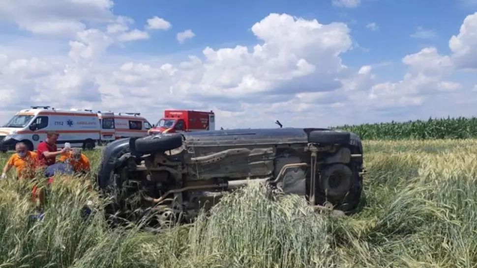  12 persoane implicate într-un accident rutier petrecut în județul Covasna! A fost activat PLANUL ROȘU