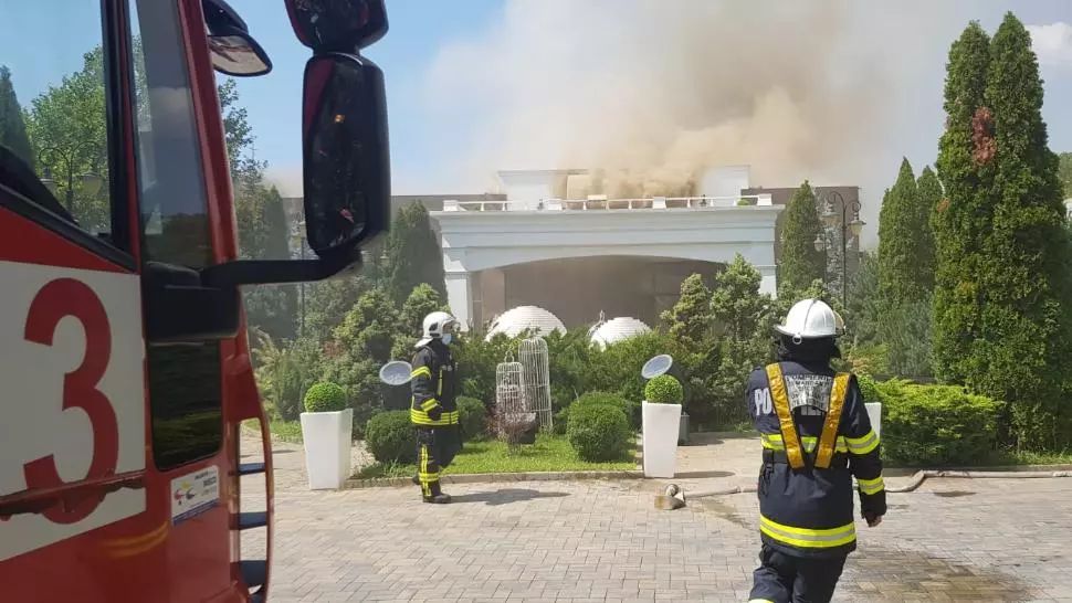 Incendiu violent în județul Alba, oameni evacuați