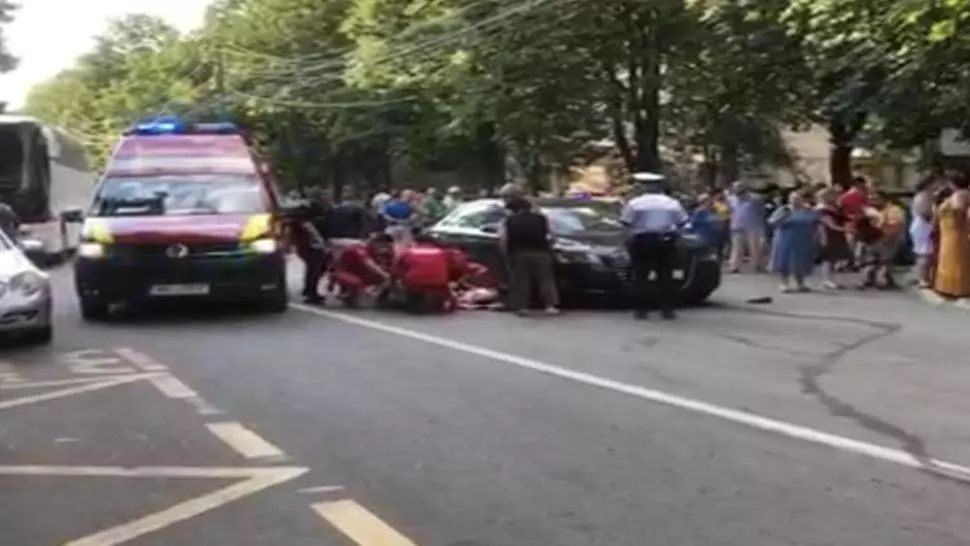 Femeie spulberată de o mașină, pe trecerea de pietoni, la Medgidia