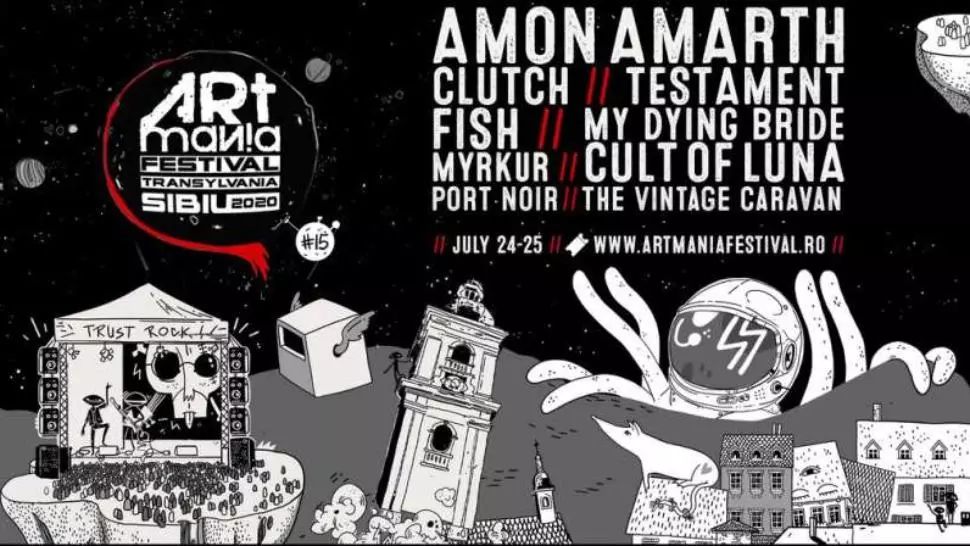 Festivalul muzical ARTmania va fi online în luna august în cadrul European Metal Festival Alliance