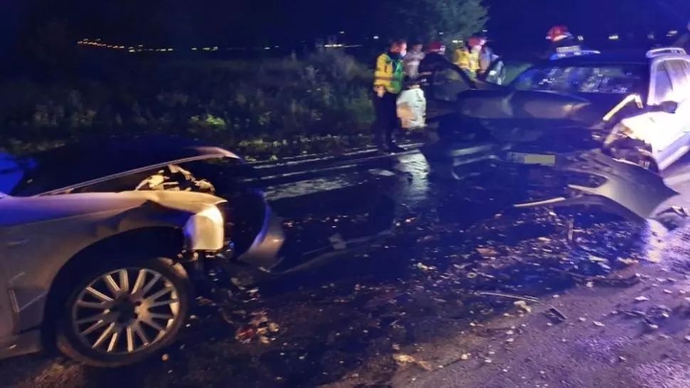 FOTO/Accident cu victime multiple pe șoseaua de centură a municipiului Alba Iulia