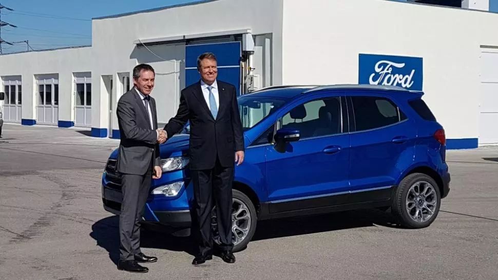 Klaus Iohannis, după vizita la fabrica Ford Craiova: ”Este nevoie de investiții. M-am bătut acolo pentru bani europeni”