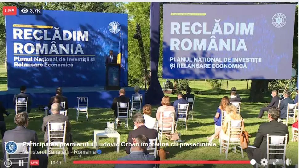 Președintele a participat la lansarea programului RECLĂDIM ROMÂNIA