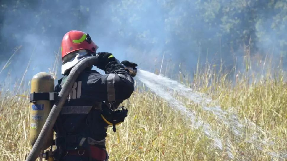 Hectare întregi de miriște, cuprinse de flăcări, în județul Giurgiu. Patru autospeciale de stingere au intervenit