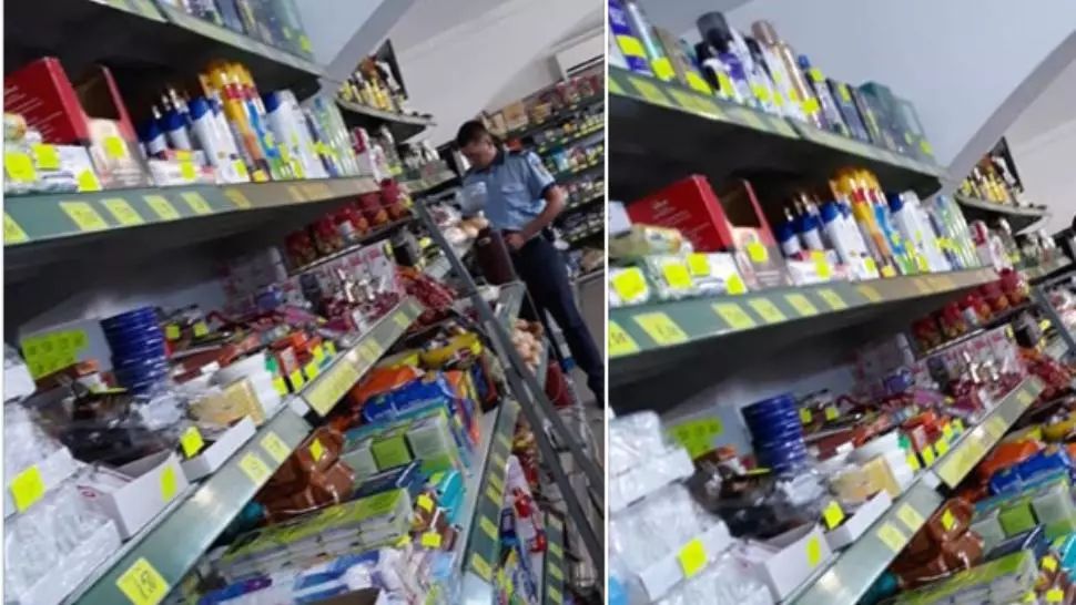 Polițist gorjean, amendat și cercetat disciplinar pentru că a intrat fără mască într-un magazin din județ