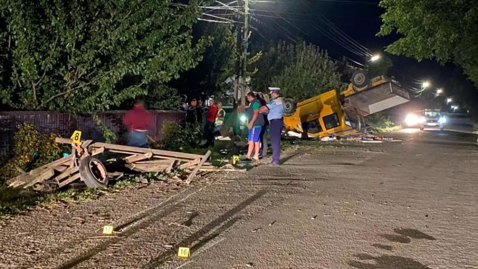 UPDATE Șoferul care a provocat un accident soldat cu doi morți, în jud. Botoșani, era în pragul comei alcoolice