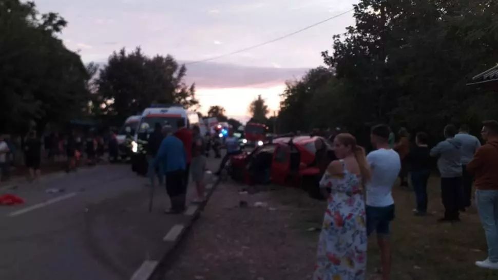 Accident teribil în județul Giurgiu, două persoane, tată și fiu, au murit