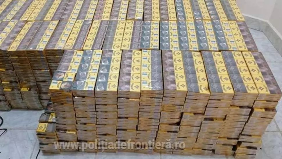 Satu-Mare: Câteva sute de pachete de țigări de contrabandă, capturate de polițiștii de frontieră din Halmeu
