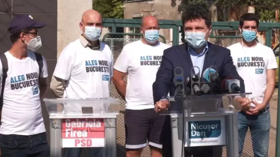 Moment inedit în campania electorală: Nicușor Dan a așteaptă-o pe Gabriela Firea la întâlnire