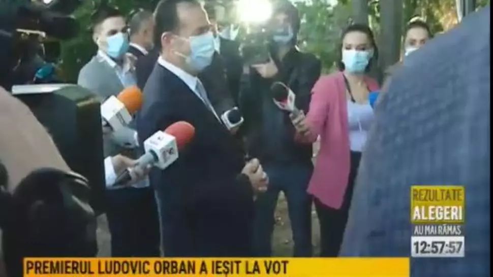 VIDEO Ludovic Orban, declarații după ieșirea de la urne: "Mă aștept la o prezență la vot mare"