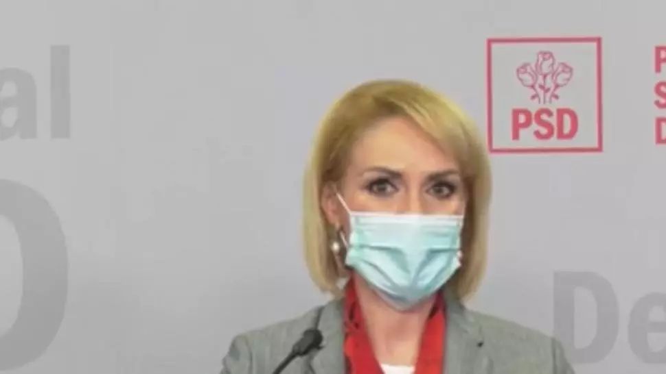Gabriela Firea: PSD exclude dialogul doar cu PNL