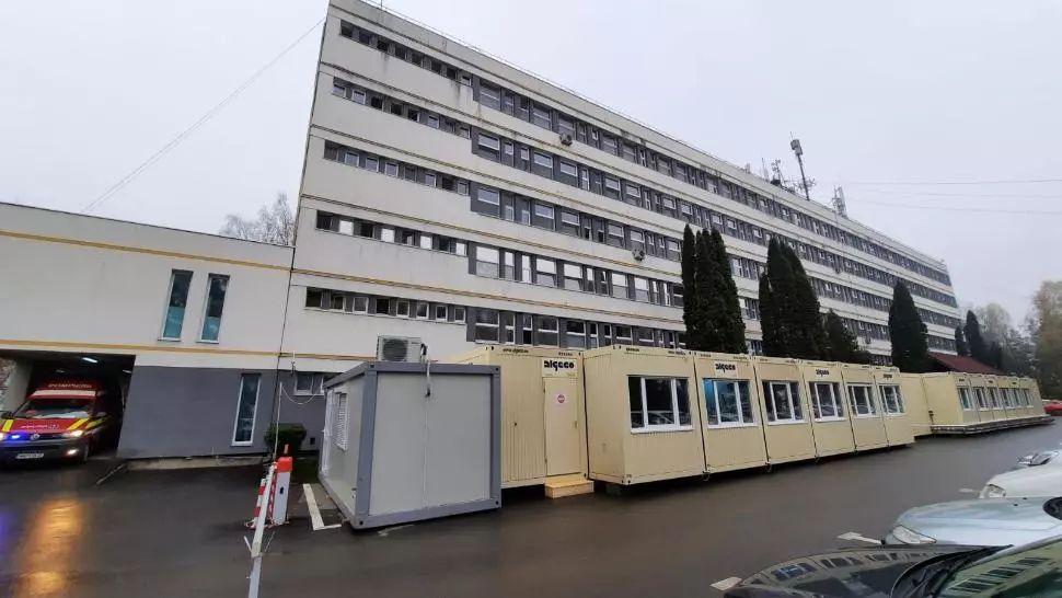 FOTO | Nou spital modular, la Miercurea Ciuc