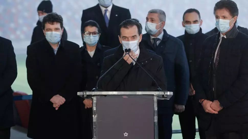 FOTO-VIDEO Ludovic Orban: „Stadionul Steaua a renăscut precum Phoenix din cenușă!” Anunțul premierului despre stadioanele Dinamo și Giulești