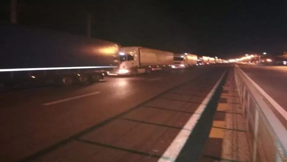 Trafic intens la frontiera cu Bulgaria. Coloană de tiruri pe 10 km, la Giurgiu