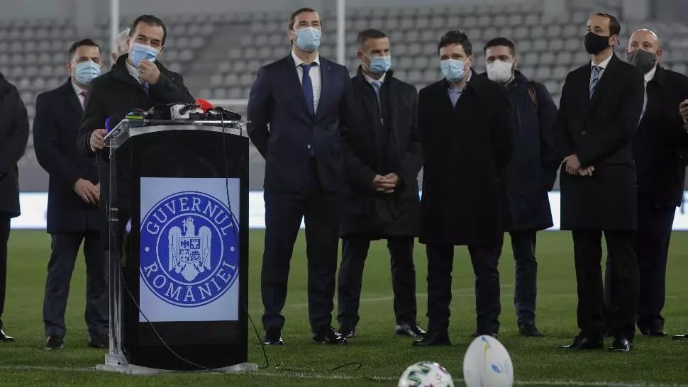 Ludovic Orban, la recepția stadionului Arcul de Triumf: ”Să-l vedem cât mai curând cu spectatori care să susțină performanțele sportului românesc”