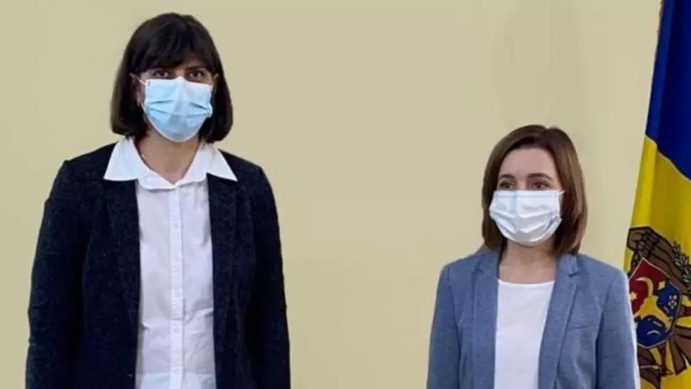 Maia Sandu, în vizită la Codruța Kovesi: „Este un prim pas pentru a desfășura activități în privința combaterii contrabandei și a spălării de bani”