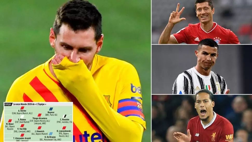 Messi nu a mai prins echipa ideală! Ronaldo şi Lewandowski i-au luat faţa