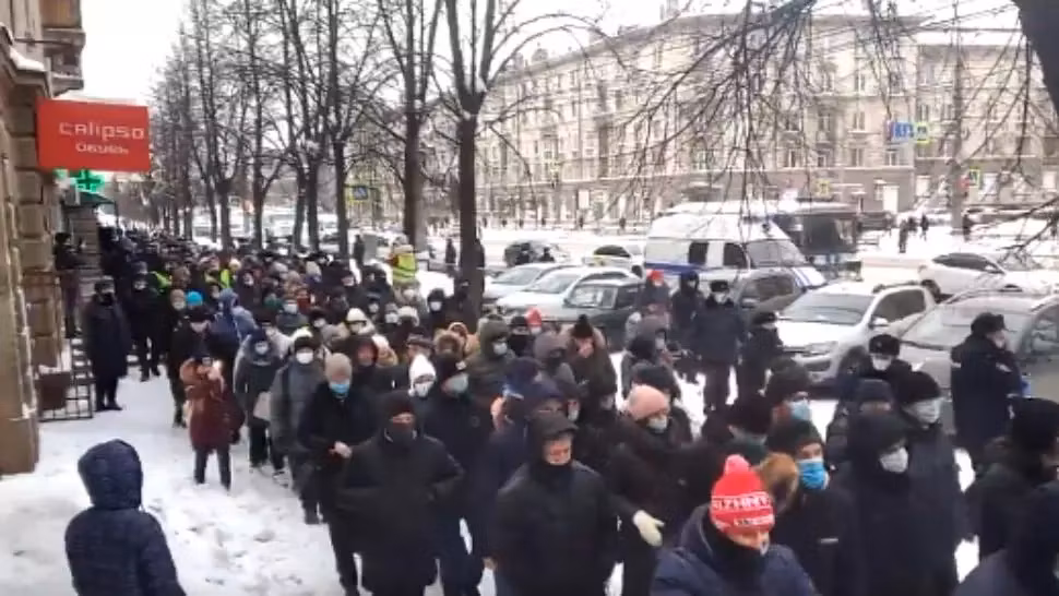 VIDEO | Rusia, împânzită de protestatarii care cer eliberarea lui Navalnîi. Metroul a fost închis, sute de oameni - arestați
