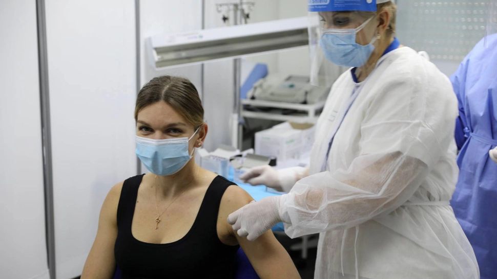 Simona Halep s-a vaccinat: "E singura modalitate de a scăpa de această pandemie"