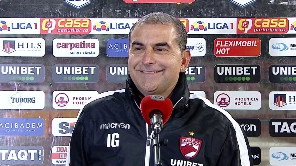 Ionel Gane nu se îngrijorează de lotul subţire al lui Dinamo pentru meciul cu Craiova: ,,Avem soluţii! Va fi un meci spectaculos”
