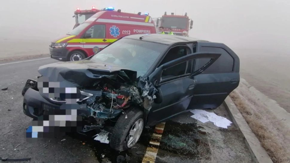 Trei persoane, printre care și un copil, rănite într-un accident produs pe centura Alexandriei