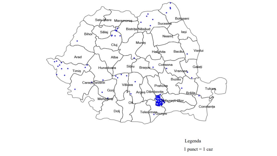 Raport INSP: Noua tulpină SARS-CoV-2 din Marea Britanie circulă deja în jumătate dintre județele țării! Cât mai durează până va deveni tulpina DOMINANTĂ
