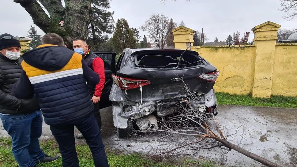 FOTO Accident în lanț cu final tragic, la Timișoara. A făcut infarct la volan și a lovit alte autoturisme