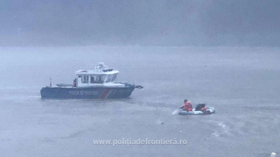 Refugiați din Yemen, salvați de la înec de polițiștii de frontieră de pe Dunăre  