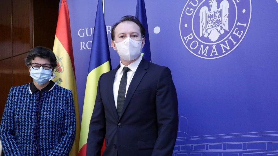 Florin Cîțu, întrevedere cu ministrul spaniol al afacerilor externe, Arancha Gonzalez Laya. Executivul român va continua să promoveze politici publice prietenoase cu investitorii