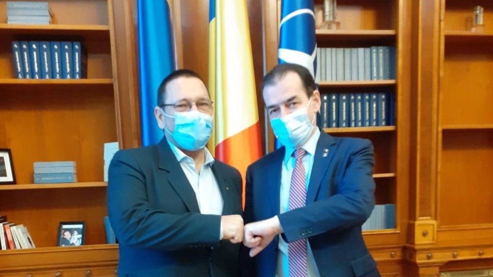 Ludovic Orban, în vizită la Traian Berbeceanu: „Un prefect bun, un om serios pe care bucureștenii s-au putut baza”