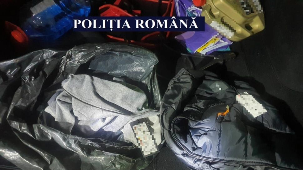 Tineri reținuți pentru furt de haine din magazine. La cât se ridică prejudiciul