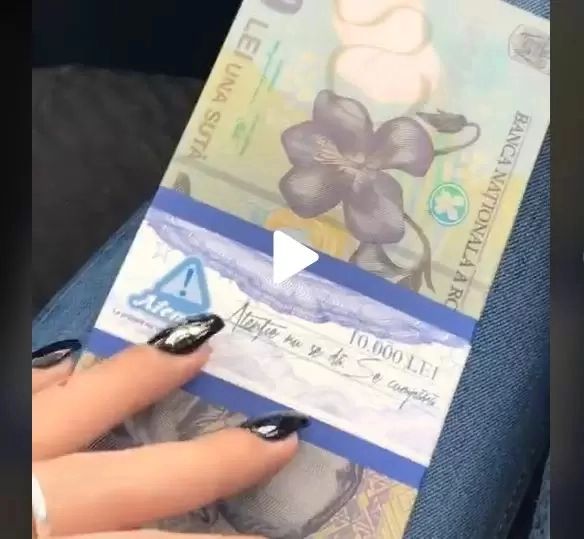 VIDEO – Părea un fișic de bancnote, însă dacă vezi imaginile nu o să-ți vină să crezi ce e în realitate
