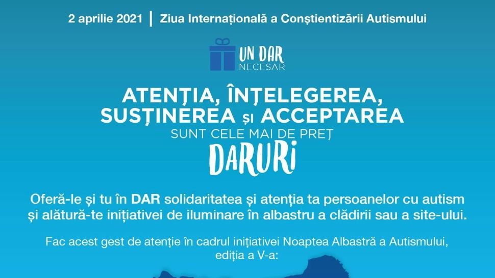 Palatele Cotroceni și Victoria, dar și multe clădiri culturale din țară, luminate în albastru de Ziua internaţională a autismului