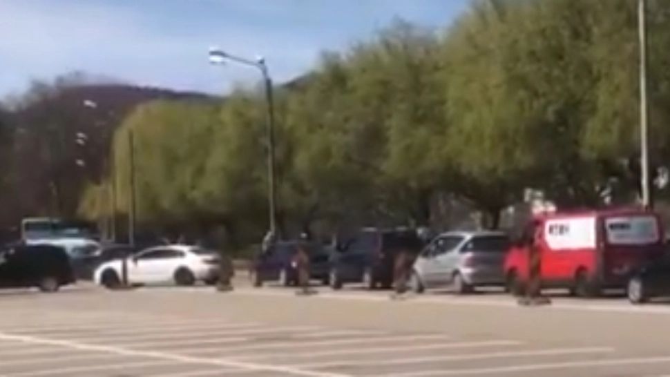 Coadă la centrul de vaccinare drive-thru deschis, astăzi, la Cluj-Napoca. Cu ce ser se vaccinează clujenii