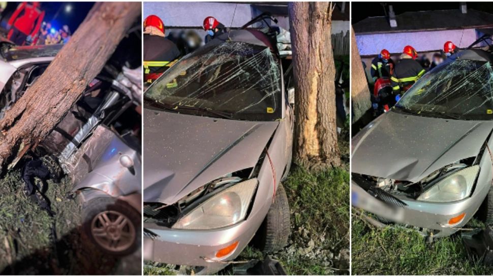 Un tânăr de 18 ani a murit și alți trei sunt grav răniți după un accident rutier 