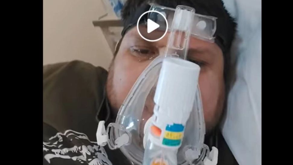 VIDEO impresionant - Un pacient care nu credea în COVID a fost salvat de medici - Ce transmite acum chiar de pe patul de spital