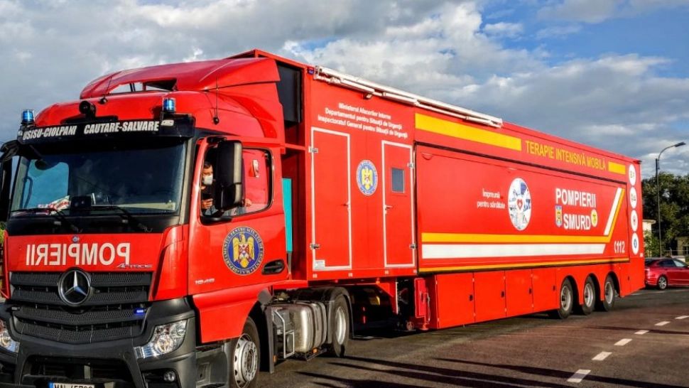 Probleme identificate la cele 5 Unități Mobile de Terapie Intensivă - Explicațiile Departamentului pentru Situații de Urgență