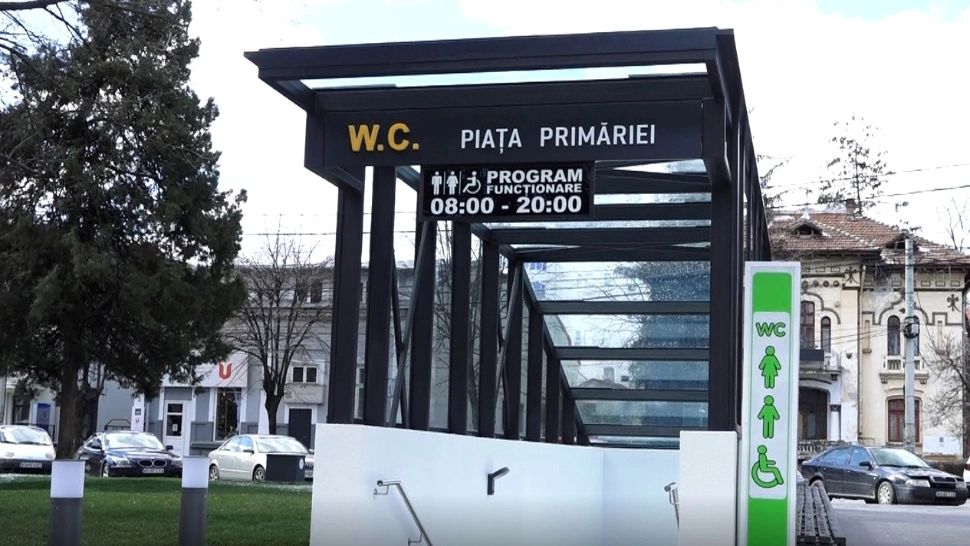 Cea mai scumpă toaletă publică din România - la control! Cine face verificări pentru cei 400.000 de euro cheltuiți