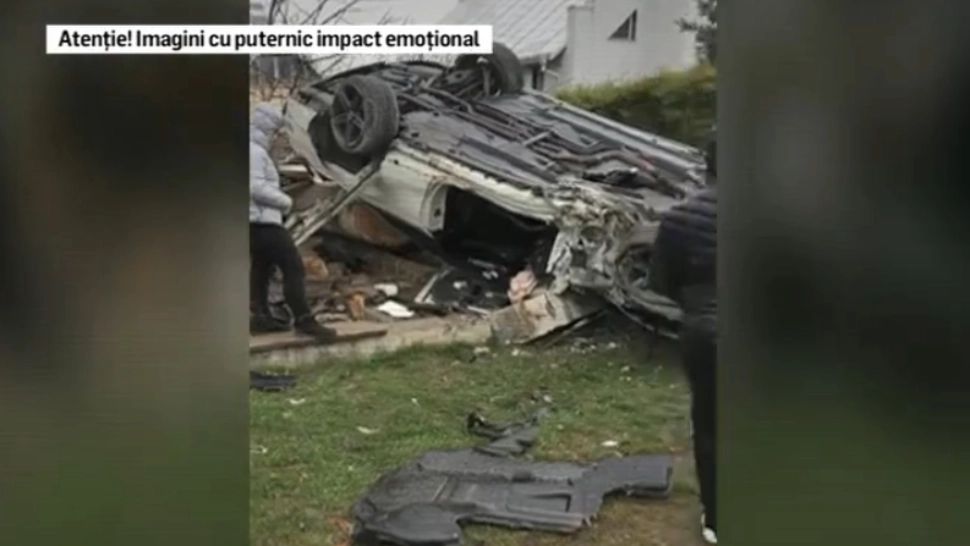 Accident VIOLENT în Suceava, provocat de un șofer beat. Ce au descoperit polițiștii în mașină