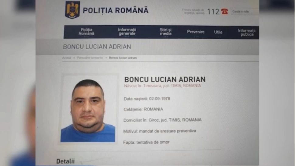 Lucian Boncu, interlopul care a plănuit asasinarea unui jurnalist, a fugit chiar înainte de arestare. Bărbatul este dat în urmărire națională
