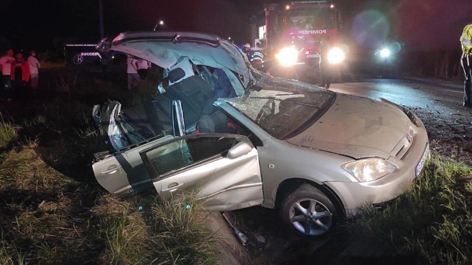 Impact devastator. Un mort și doi răniți grav, într-un accident produs lângă Rovinari
