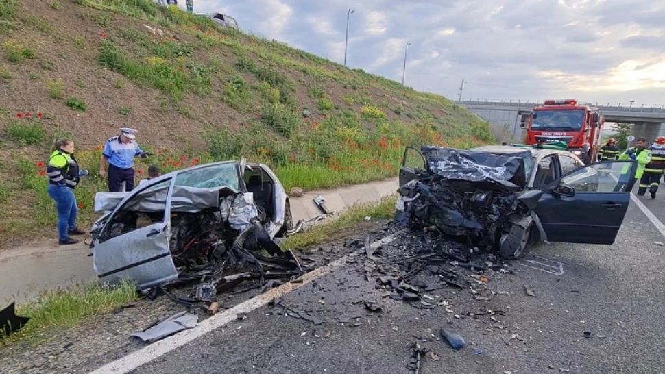 Accident foarte grav în Constanța - O tânără de 24 de ani a murit, alte două persoane sunt în stare gravă