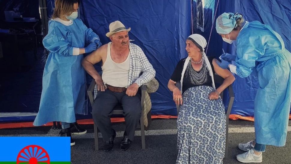 Nea Tacu - Primul bulibașă vaccinat împotriva coronavirus