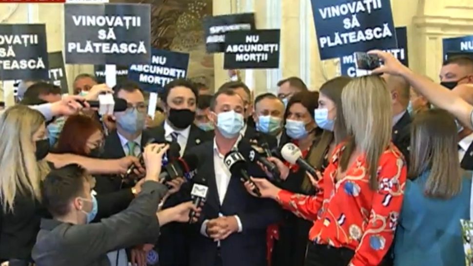 Protest în Parlament: Deputații PSD vor comisie de anchetă în scandalul deceselor de covid după acuzațiile lui Vlad Voiculescu