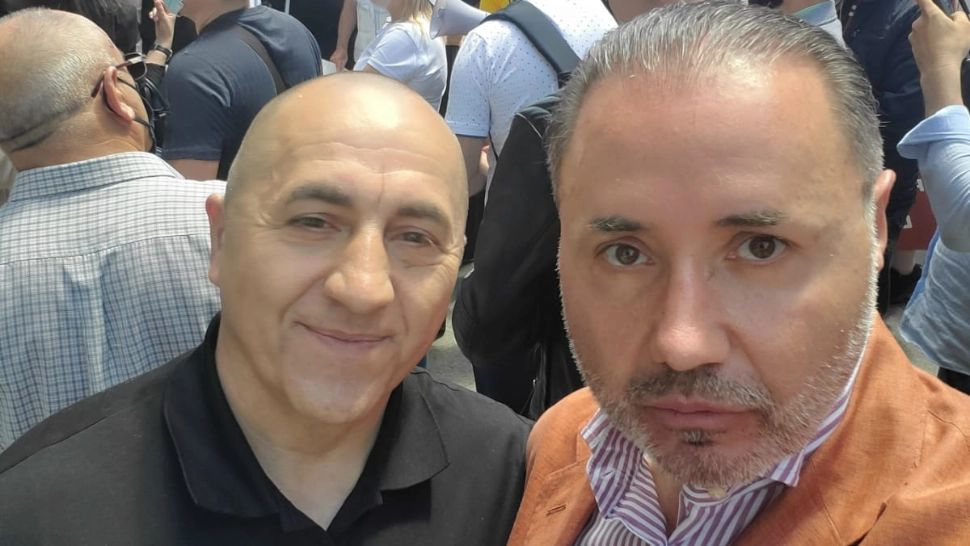 Fostul deputat român Cristian Rizea, prezent la protestul de la CEC