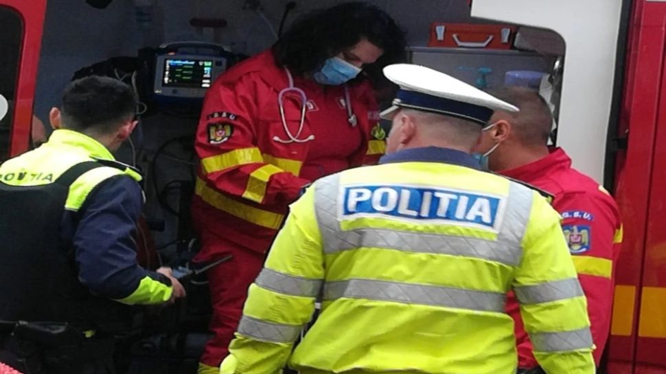 Accident rutier cu 4 victime pe DN2 E85, în apropiere de Crucea Comisoaiei. Traficul se desfășoară dirijat