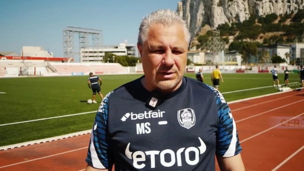 Șumudică vrea victoria în Gibraltar cu orice preț: „Și dacă joc pe nisip, tartan sau ciment”