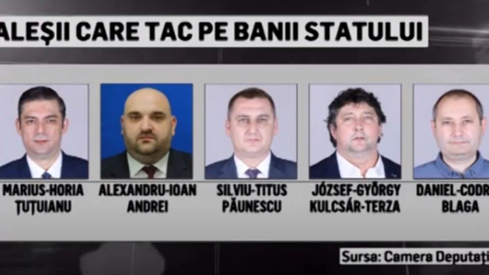 VIDEO Aleșii care TAC pe banii statului: Cine sunt și cât câștigă "muții" din Parlament